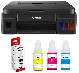 Canon Pixma G2010 All-in-One ( Print, Scan, Copy ) Ink Tank Color Printer